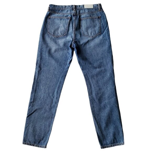 Pistola Distressed Button Fly Blue Jeans High Rise Slim Size 28 - Picture 2 of 16